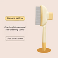 Shedlisse Pet Grooming Comb — One-Press Self-Clean for Tangle-Free Coats