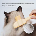 Shedlisse Pet Grooming Comb — One-Press Self-Clean for Tangle-Free Coats