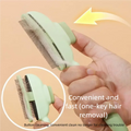 Shedlisse Pet Grooming Comb — One-Press Self-Clean for Tangle-Free Coats