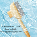 Shedlisse Pet Grooming Comb — One-Press Self-Clean for Tangle-Free Coats