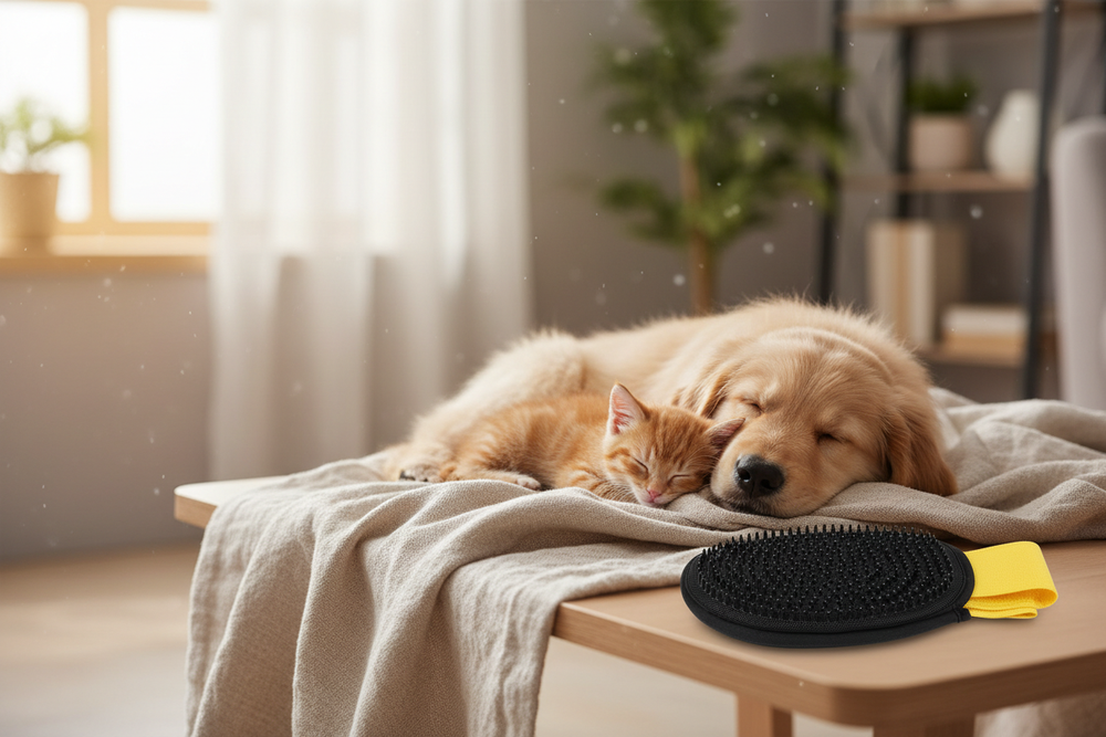 Are Grooming Gloves Safe for Puppies and Kittens?